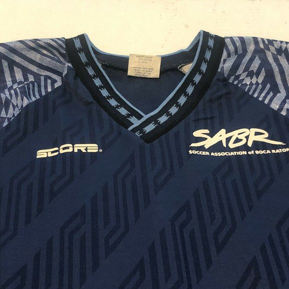 Vintage Score Soccer Jersey SABR Soccer Association Of Boca Raton Women’s XL - Picture 10 of 12
